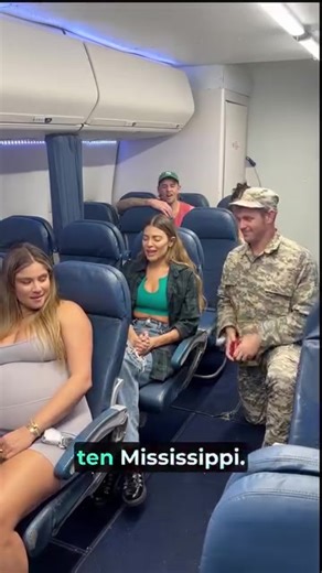 Soldier's Heartfelt Proposal During Flight
