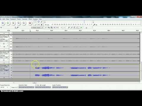 Leveling vocals or parts of a track in Audacity