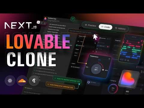 🔴 Build a Full Stack Lovable Clone | SaaS AI Builder | Next.js 16 with Cloudflare & Clerk | React 19