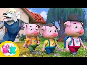Tři Malá Prasátka 🐺 Pohádky na dobrou noc pro děti | HeyKids - Nejkrásnější pohádky