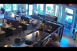 60K views · 490 reactions | A buck looking for lunch sent customers at the Noodles in Beloit running Tuesday. It crashed through the window and then walked around the restaurant and kitchen before leaving through the back door. Courtesy: Noodles & Company, Beloit | WISN 12 NEWS | Facebook