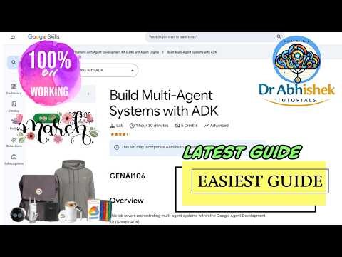 Build Multi Agent Systems with ADK | #GENAI106 Easiest Guide | #qwiklabs