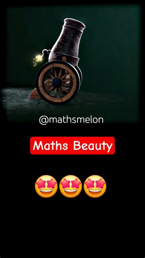 Maths Fun Mathematics Projection #projectilemotion #ytshorts #mathswise #yt