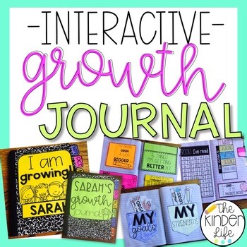 Student Portfolio Data Tracking Growth Notebook | Grades 2-4 Goal Reflection