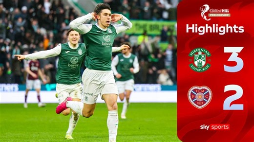 Hibernian 3-2 Hearts | Scottish Premiership highlights