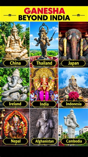 How Lord Ganesha Is Revered Around the World #shorts