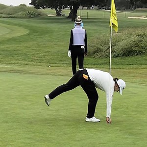 Take a look at Mao Saigo's 214 yard albatross 🙌 | LPGA