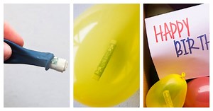 Send Balloons in a Box Surprise with the Gift of Money