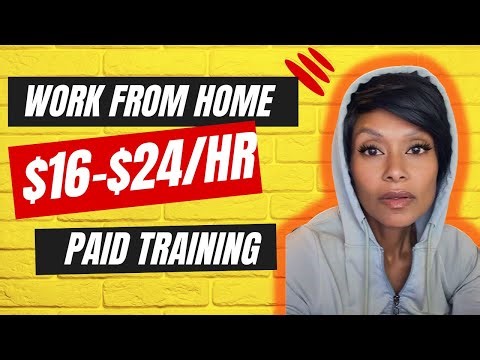 Work from home $16-$24/hr