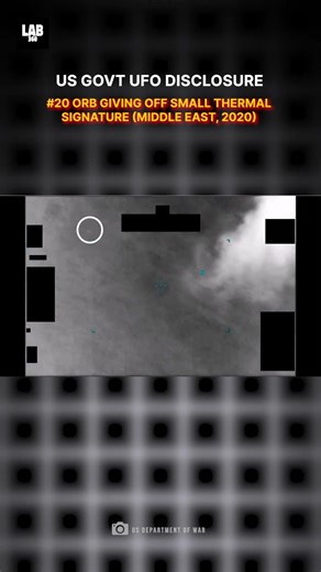 Orb Emitting Strange Thermal Signature Spotted Over Middle East 🔥👽 #Shorts