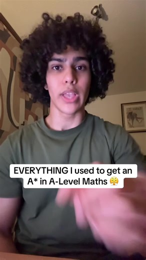 Everything I used to get an A* in A-Level Maths #alevels #year13 #revision #studytok