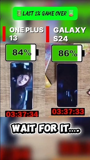 ONE PLUS 13 VS GALAXY S24 !! BATTERY TEST