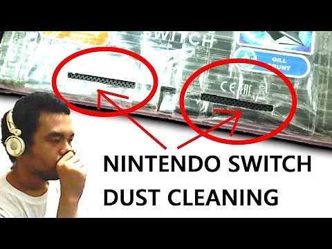 Nintendo Switch Dust Cleaning