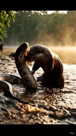 Otter vs Python | Real Jungle Fight | Wild Kingdom Battles 88 | Animal Fight Shorts
