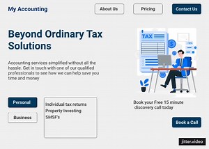 Accounting website design
