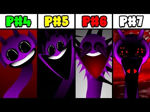 All The Last Phases in Incredibox Sprunki! Phase 4 VS Phase 5 VS Phase 6 VS Phase 7