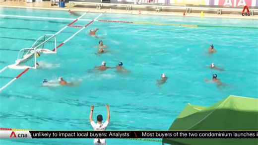 Singapore men's water polo team one step closer to SEA Games crown