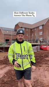 177K views · 1.6K reactions | How different trades answer the phone  Make sure you follow for part 2… I’ll get round to all of you  #construction #constructionlife #tradesmen #bluecollar #trades #skit #relatable #bricklayer #electrician #groundworks #reel #reels | Benchin' Bricky | Facebook