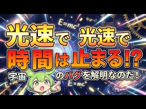 【ゆっくり解説】光速で移動すると時間は止まる！？アインシュタインが解き明かした宇宙のバグ