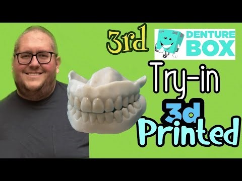 Is my 3rd try-in the one? Denture Box 3D #dentures