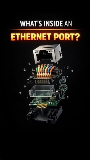 What’s Inside an Ethernet Port? 🌐 | #shorts #youtubeshorts #youtube