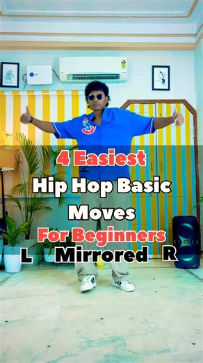 Hip hop basic moves for beginners #hiphopdance #hiphop #basicdance #dancesteps