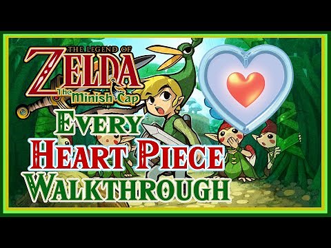 The Legend of Zelda: The Minish Cap - Every Heart Piece Walkthrough