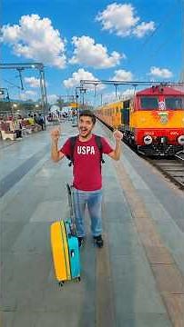 🤒India’s Longest Train Journey Ever ☠️ #shorts #travel #train