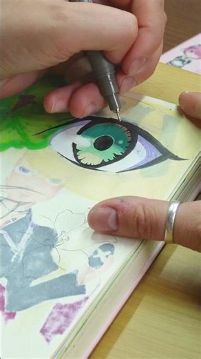 How I draw Frieren’s eyes 👀 #fanart
