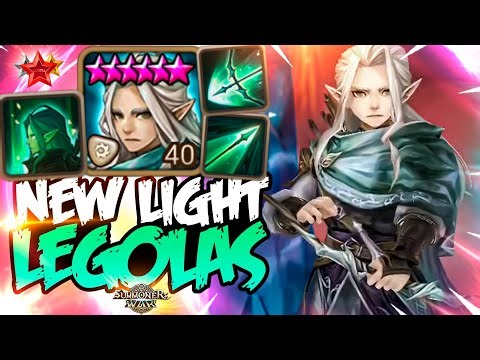 The Power of NEW LIGHT LEGOLAS - Summoners War