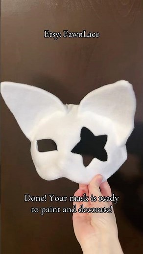 Star eye mask tutorial! #theriangear #furry #animalmask #therianthropy #catmask #therian #mask