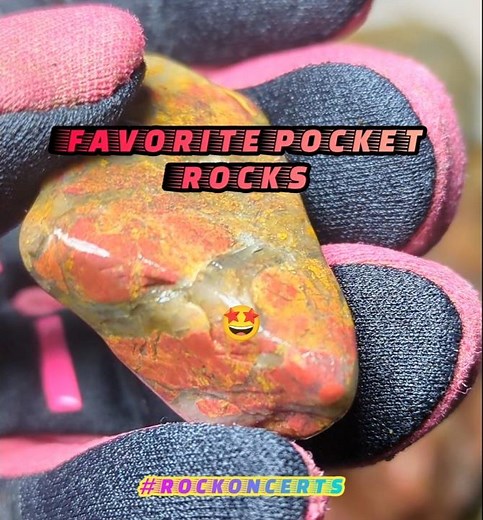 #rockoncerts - Favorite Pocket Rocks #jasper #gemstone #shorts