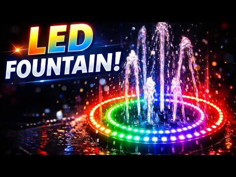 LED Fountain with Arduino Colorful Ring LED Display