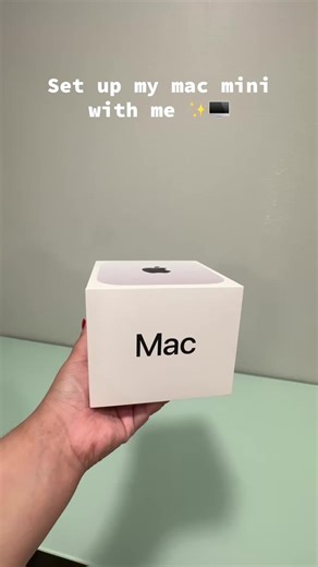 Loving this new set up! Mac mini and dual samsung monitors 💕#macmini #monitor #samsung #apple #tech