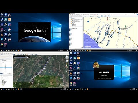 How to export Garmin to the Google Earth basecamp and mapsource