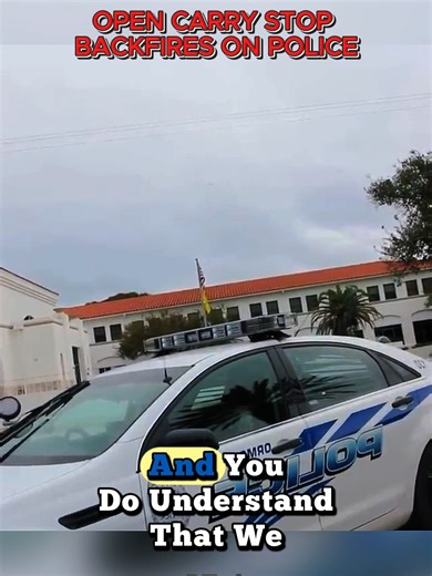 Open Carry Stop Backfires on Police #opencarry #policestop #1stamendment #2ndamendment #knowrights #audit #civilrights #policefail #detained #freedom