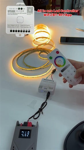 SP530E SPi+5CH PWM All In One LED Controller Works with WiFi/BT/RF #philipsdynalite #dualports #led