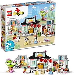 LEGO DUPLO Learn About Chinese Culture 10411 Bricks Set with Toy Panda and Family Figures, Educational Learning Toys for Toddlers Age 2 Plus Years Old