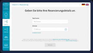 Anleitung: einchecken an der Check-in-Station – HelloGuest
