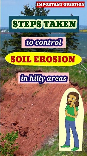 Step taken to control soil erosion in hilly areas | Geography | ‪@socialsciencesimplified5132‬