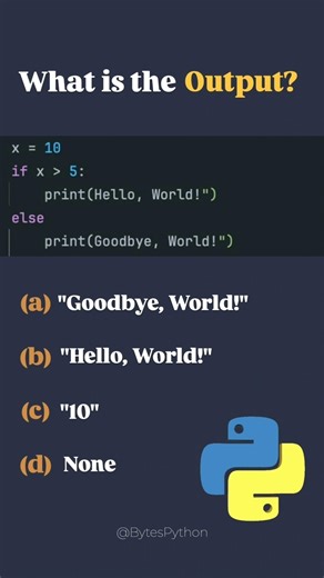 Subscribe & Comment Your Answer ❓ #python #explore #explorepage #viral #programming