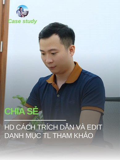Hướng dẫn trích dẫn và chỉnh sửa tài liệu tham khảo
