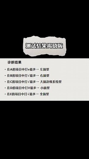 #大脑 #记忆力 #左右脑测试 大脑类型，测试解密~~
