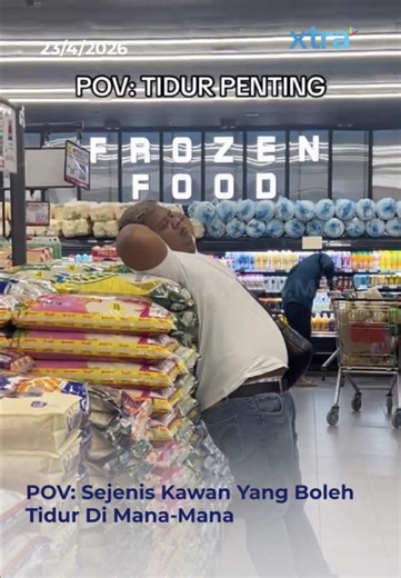 Korang ada kawan yang macam ni juga tak? #fyp #xtra #tidur #pov #manamana 📹: nffrzn P/s: Video ini bukan milik XTRA dan kredit telah diberikan kepada pemilik asal. Jika anda ingin kami menurunkan video tersebut, sila hantarkan DM kepada kami dengan segera. Terima kasih!