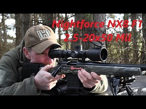 Nightforce NX8 2.5-20x50 F1 Mil FULL REVIEW