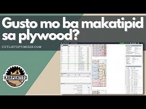 Gusto mo ba MAKATIPID sa Plywood? | Cutlist Optimizer