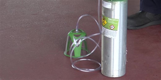 Pet oxygen masks donated to fire department