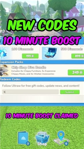 NEW CODES IN RESTAURANT TYCOON 3 l (FREE BOOST!)
