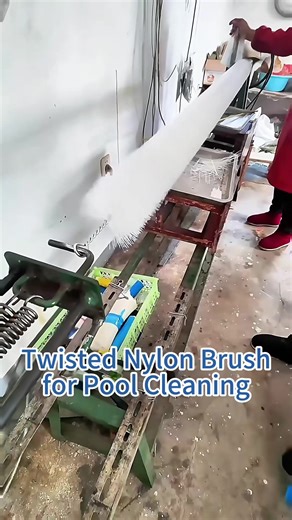 Bottle Brush Manufacturing Process in an Industrial Factory