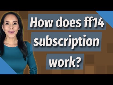 How does ff14 subscription work?
